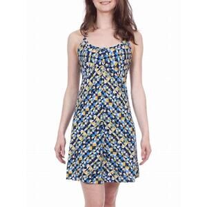 Patagonia Spright Blue Geometric Casual Racerback Dress XS